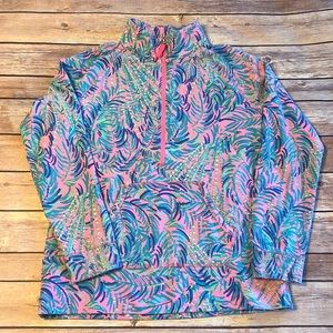 Lilly Pulitzer Girls 1/4 Zip XL
